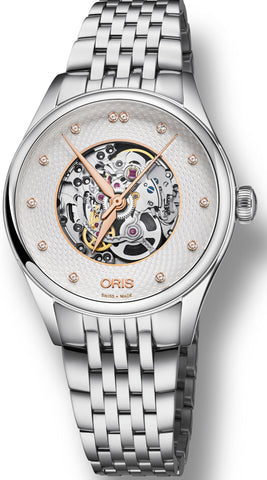 Oris Watch Artelier Skeleton Diamond 01 560 7724 4031-07 8 17 79