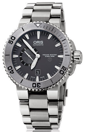 Oris Watch Aquis Titan Small Second, Date Bracelet 01 743 7664 7253-07 8 26 75PEB