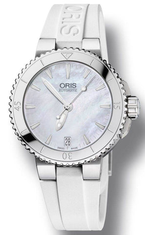 Oris Watch Aquis Date Lady Rubber 01 733 7652 4151-07 4 18 31