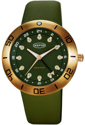 Ikepod Watch Seapod GMT Bronze Yves Green Limited Edition S006 YVES GREEN