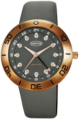 Ikepod Watch Seapod S004 GMT Bronze Archi Grey Limited Edition