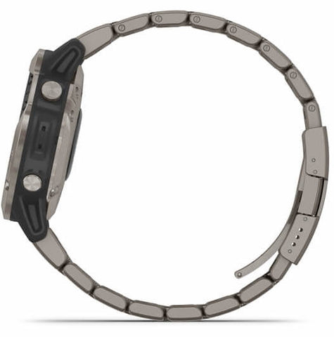 Garmin Watch Quatix 6 Sapphire Titanium Grey Titanium Band Smartwatch