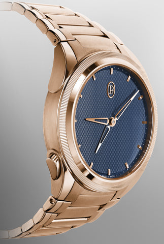 Parmigiani Fleurier Tonda PF GMT Rattrapante Gold Milano Blue Watch