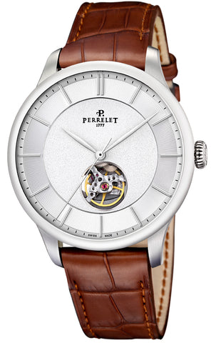 Perrelet Watch First Class 3 Hands Open Heart A1087/6A