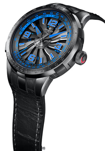 Perrelet Turbine Pilot Electric Blue