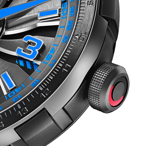 Perrelet Turbine Pilot Electric Blue