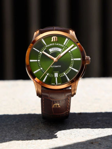 Maurice Lacroix Watch Pontos Day Date Mens