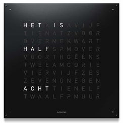 QLOCKTWO 180 Black Pepper Wall Clock 180cm Q180ENBLPC