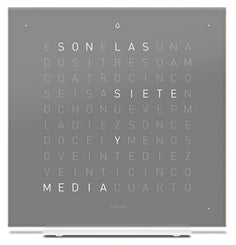 QLOCKTWO Earth 13.5 Pure Earl Grey Tea Table Clock T4PENEG