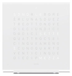 QLOCKTWO Earth 13.5 Pure Vanilla Sugar Table Clock T4PENVS