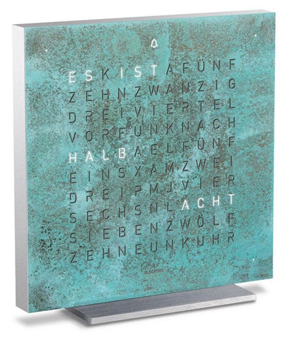 QLOCKTWO Touch Creators Edition Vintage Copper Table Clock T4SENVICO