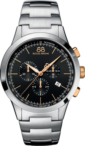 88 Rue Du Rhone Watch Rive 43mm Mens 87WA154303