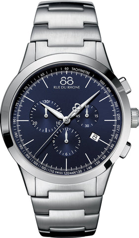 88 Rue Du Rhone Watch Rive 43mm Mens 87WA154305