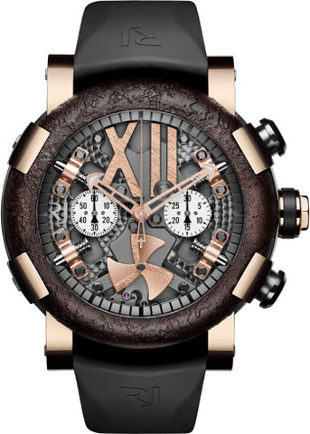 RJ Watches Steampunk Gold Rusted Metal RJ.T.CH.SP.003.01