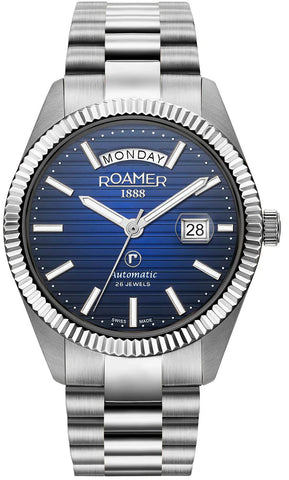 Roamer Watch Primeline Daydate II Blue 981666 41 45 50