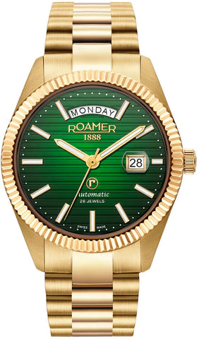 Roamer Watch Primeline Daydate II Green 981666 48 75 50