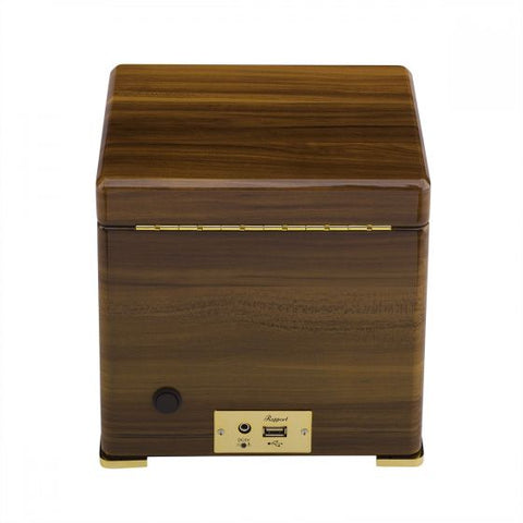 Rapport Watch Winder Perpetua III Single Touch Screen Walnut Finish