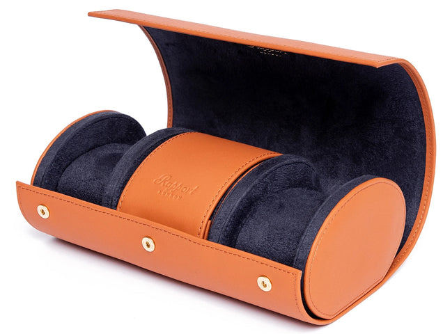 Rapport Watch Roll Hyde Park Tan Three Watch D285