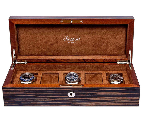Rapport Watch Box Heritage 5 Macassar L272
