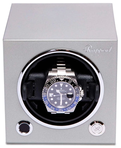Rapport Watch Winder Evo Single Platinum Silver