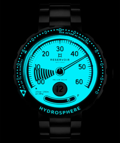 Reservoir Hydrosphere Air Gauge Bracelet Watch