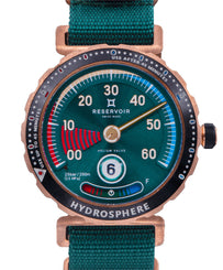 Reservoir Watch Hydrosphere Cenote Bronze Green RSV03.HY/334.GR
