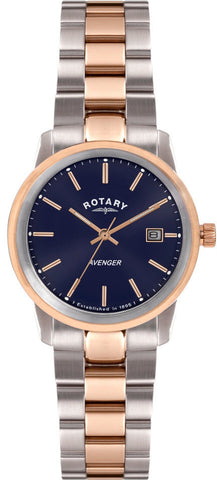 Rotary Watch Ladies Two Tone Bracelet LB02737/05