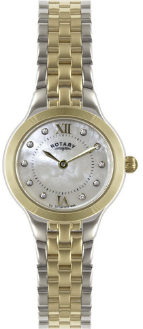 Rotary Watch Ladies Two Tone Bracelet LB02761/41