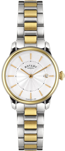Rotary Watch Ladies Two Tone Bracelet LB02772/06