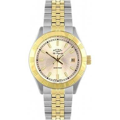 Rotary Watch Ladies Bracelet Two Tone LB90101/03