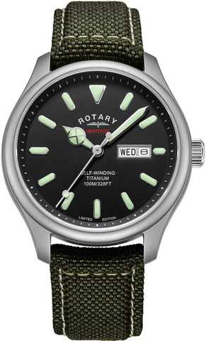 Rotary Watch Heritage Titanium Limited Edition GS05249/04