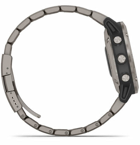 Garmin Watch Quatix 6 Sapphire Titanium Grey Titanium Band Smartwatch