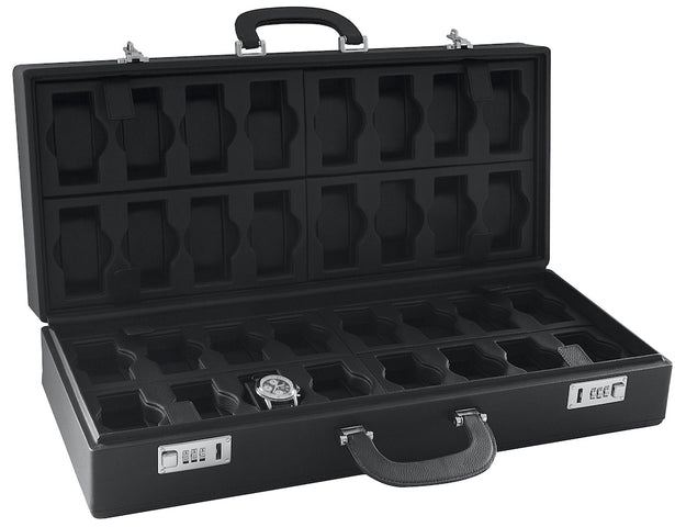Scatola del Tempo Watch Box Valigetta 32 Black 05010 Black
