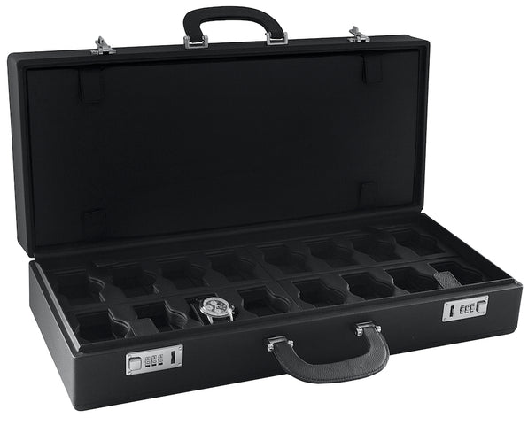 Scatola del Tempo Watch Case Valigetta 32 Black