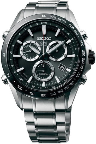 Seiko Astron Watch GPS Solar Chronograph Bracelet SSE011