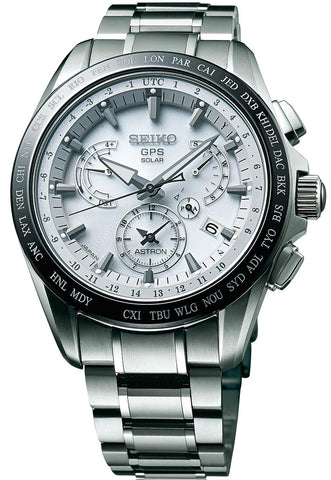 Seiko Astron Watch GPS Solar Dual Time Titanium SSE047