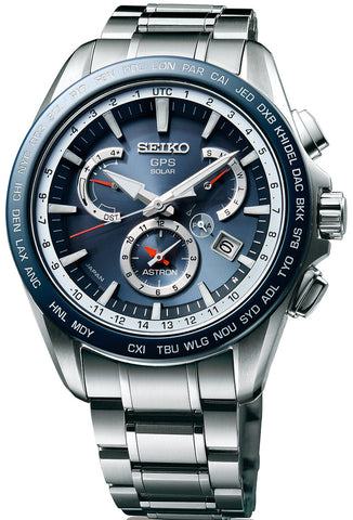 Seiko Astron Watch GPS Solar Dual Time SSE053