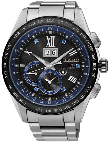 Seiko Astron Watch GPS Solar Big Date SSE145J1