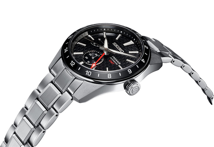 Seiko Presage Watch Sharp Edged GMT