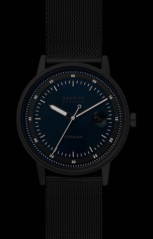 Skagen Watch Henriksen Titanium Three Hand