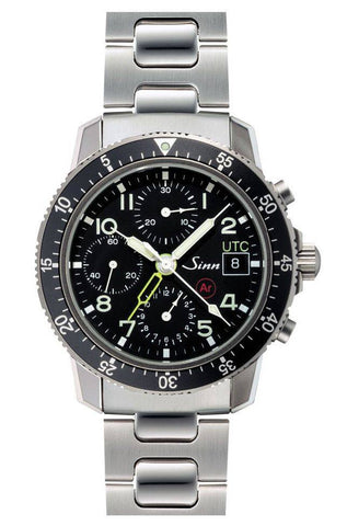 Sinn Flieger Chronograph Second Time Zone 103 Ti Ar UTC D 103.074 Bracelet