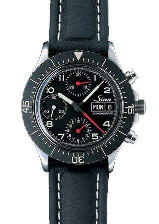 Sinn Universal Chronograph 256 D 256.010 Leather Strap