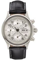 Sinn Watch 356 Sa Pilot III Aligator Leather Black