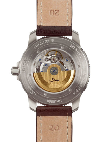 Sinn 104 St Sa I W Vintage Cowhide Brown Watch