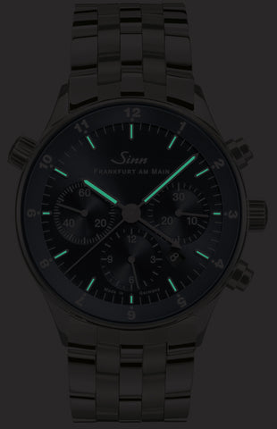 Sinn Watch Frankfurt Financial District 6099 B Leather Blue