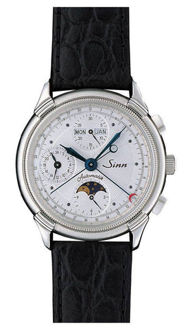 Sinn The Classically Elegant Chronograph 6015 St D 6015.010 Leather Strap