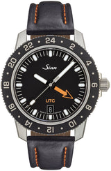 Sinn Watch 105 St Sa UTC Leather 105.020 COWHIDE ORANGE STITCH