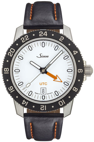 Sinn Watch 105 St Sa W UTC Leather 105.021 COWHIDE ORANGE STITCH