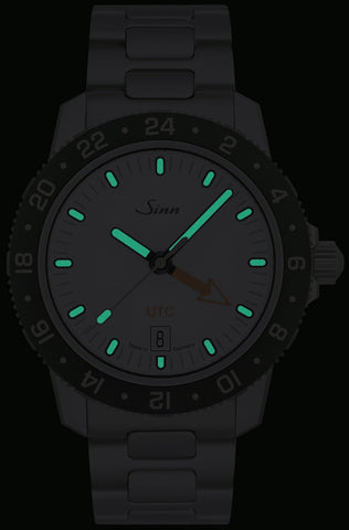 Sinn 105 St Sa W UTC Leather Watch