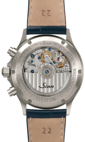 Sinn 358 Sa Pilot DS Vintage Leather Dark Brown Watch